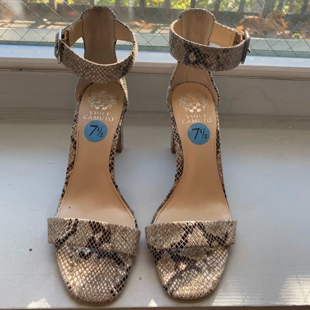 Snakeskin Heels